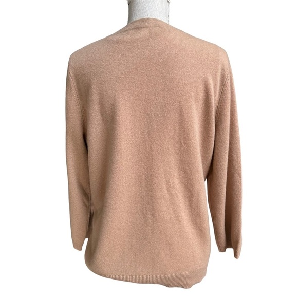 J. Crew Women's Brown  Round Neck Knitted Cashmere Sweater Size: M - Picture 3 of 9